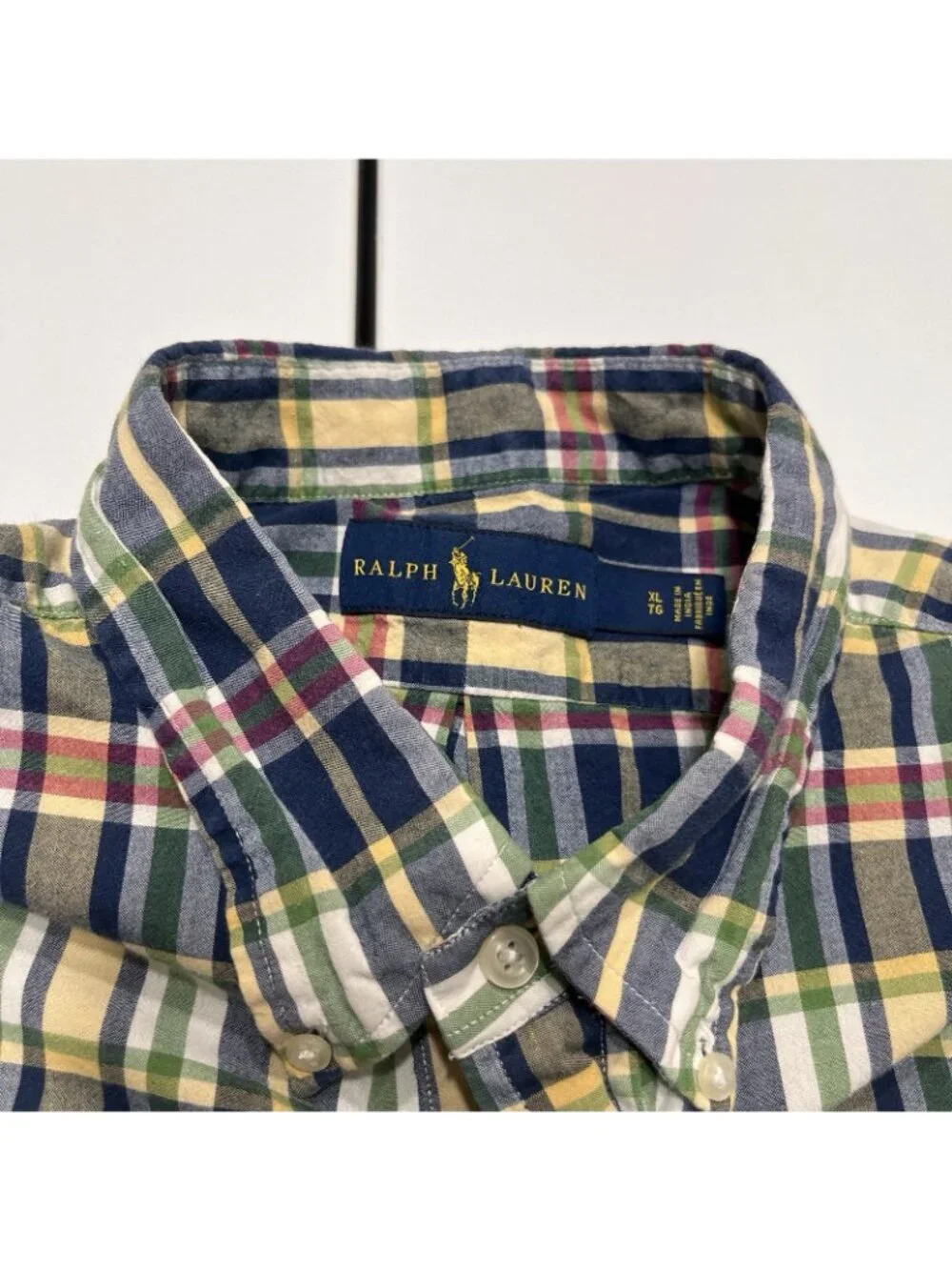Polo Ralph Lauren men's multicolor plaid Short Sleeve XL